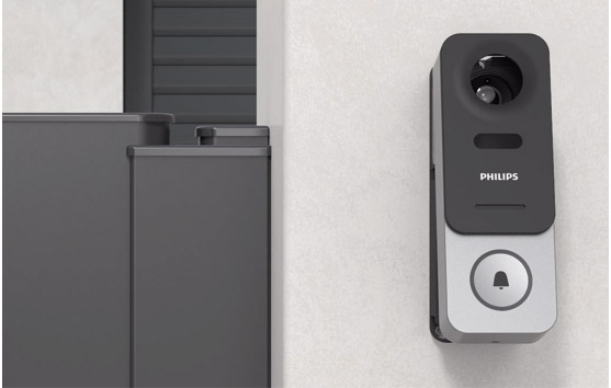 Caméra de sécurité extérieure 2K connectée et motorisée #Philips WelcomeEye  View avec autotracking 